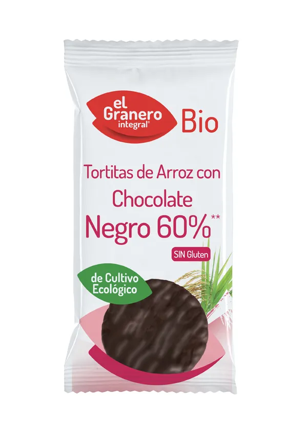 Gallette di riso al cioccolato fondente biologico Granero