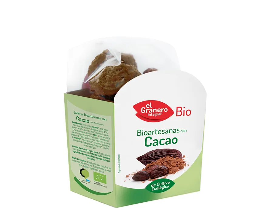 Biscotti artigianali Granero con cioccolato biologico 220g