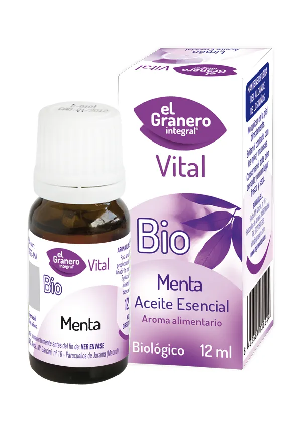 Olio essenziale di menta piperita biologico Granero 12 ml