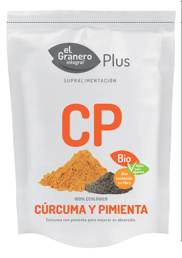 Granaio biologico di curcuma e pepe 200 g