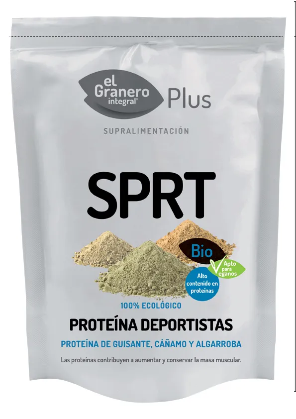 Granaio sportivo (proteine ??di piselli, carruba e canapa)