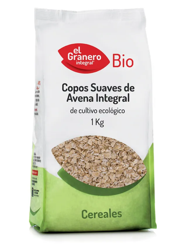 Fiocchi d’avena morbidi integrali biologici Granero 1 Kg