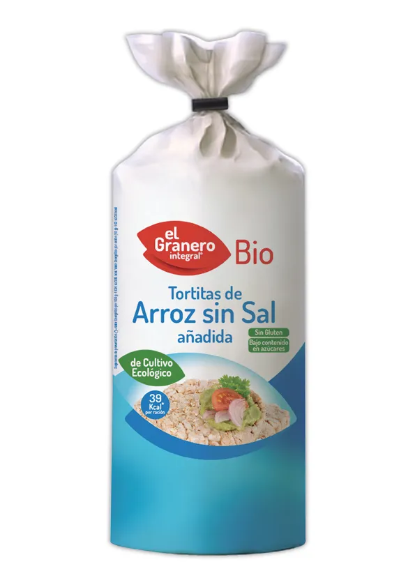 Gallette di riso non salate biologiche Granero 115g