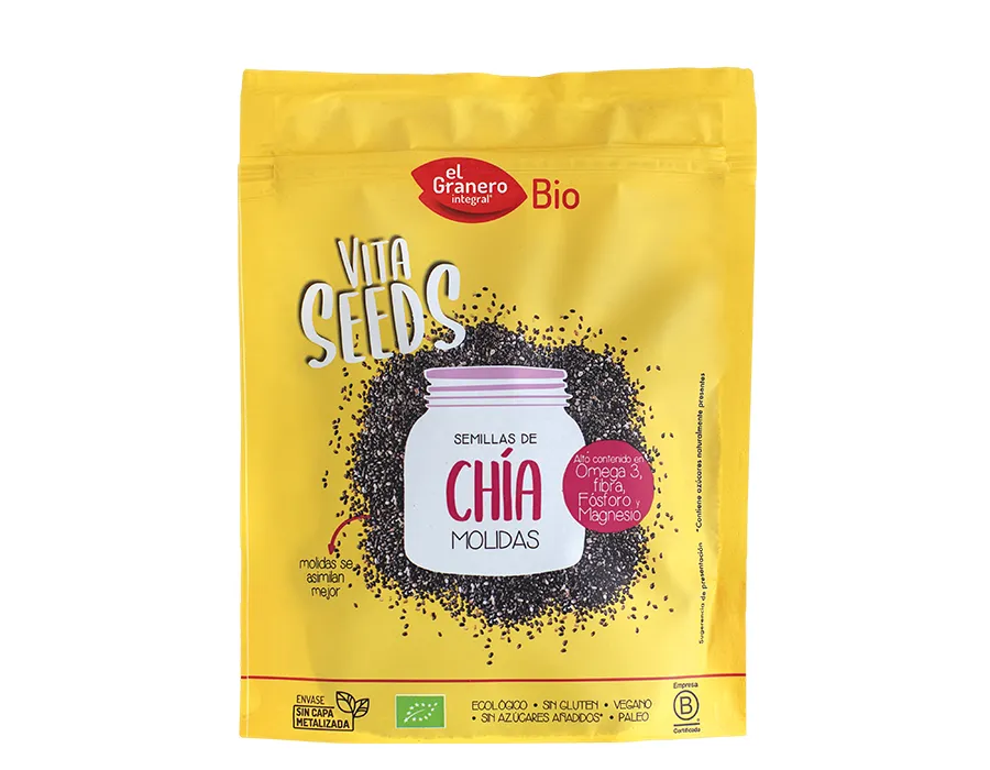 Semi di chia macinati biologici Granero Vita Seeds 200g