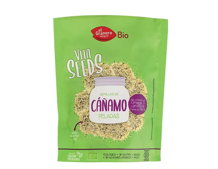 Semi di canapa decorticati biologici Granero Vita Seeds 200g