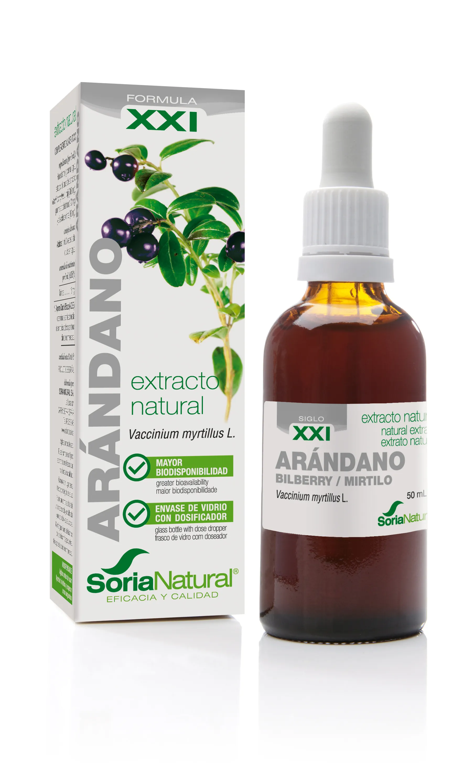 Estratto di mirtillo Soria S XXI 50 ml