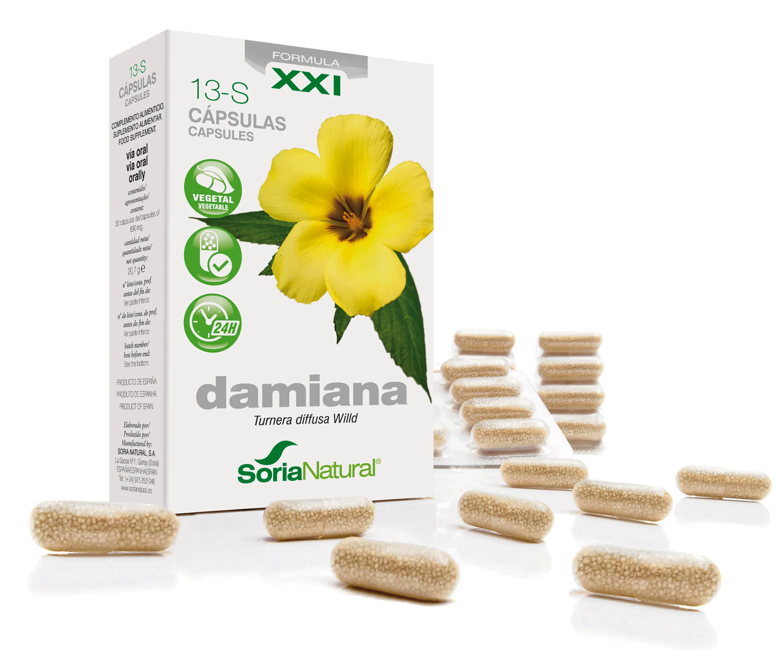 Soria 13-S Damiana Liberazione Estesa 30 Capsule