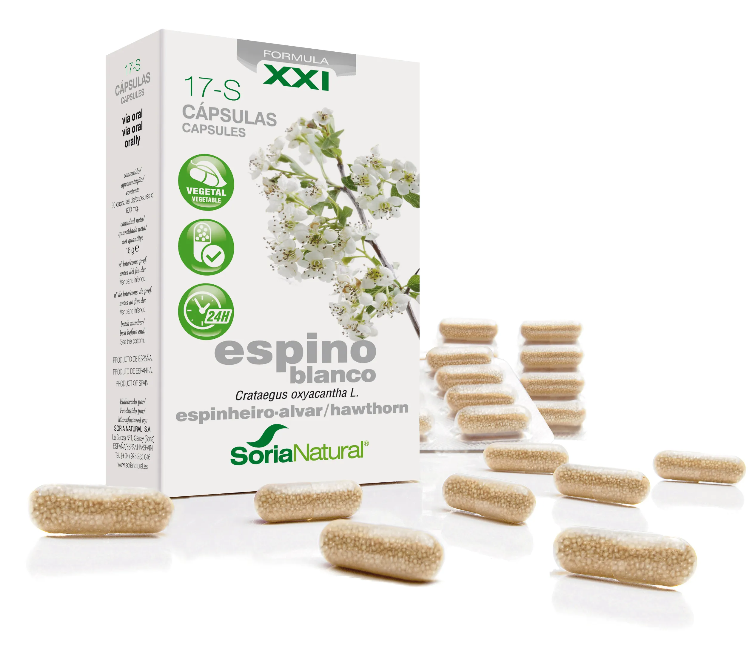 Soria 17-S Biancospino 30 Capsule