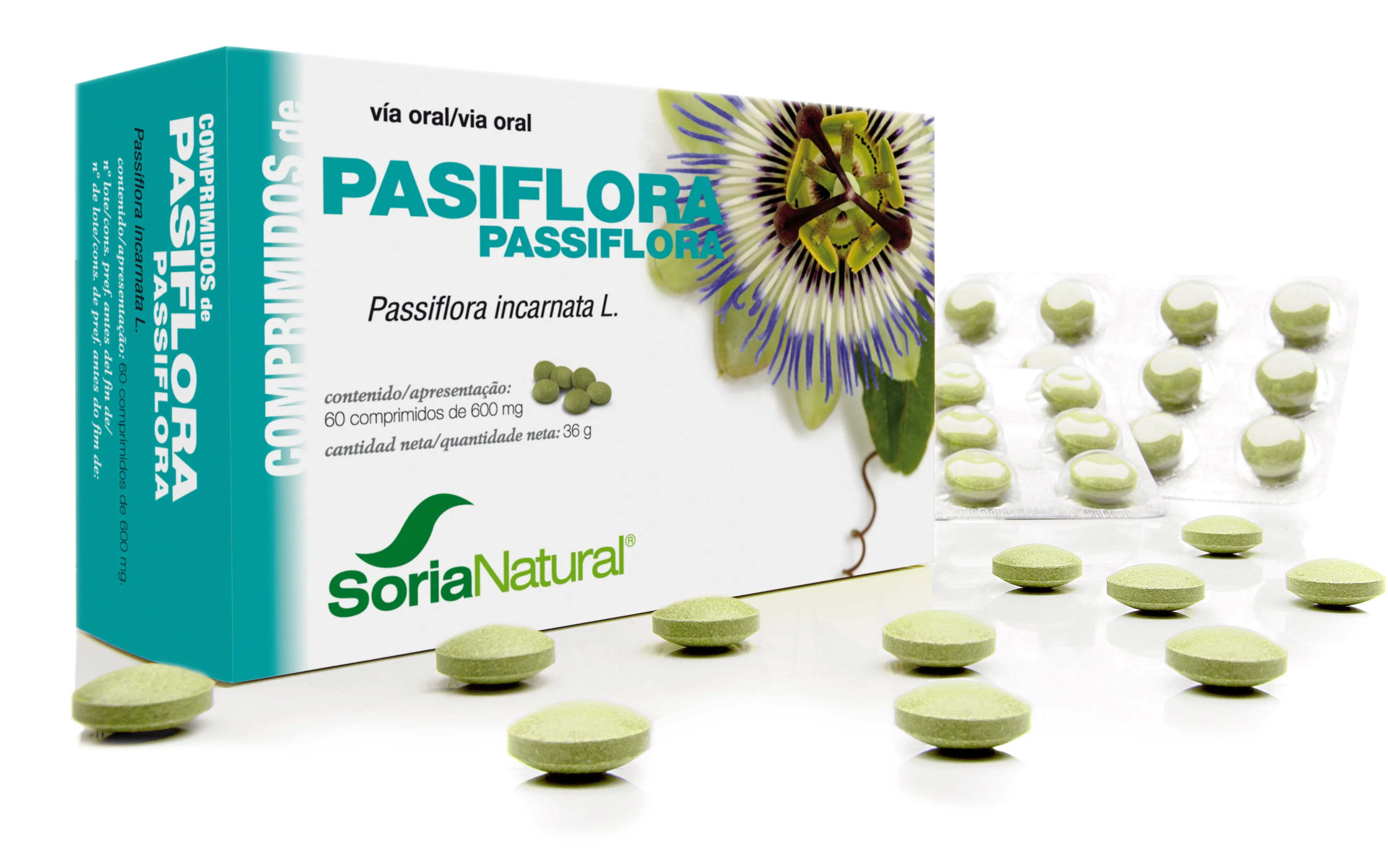 Soria Passiflora 600 Mg 60 Comp