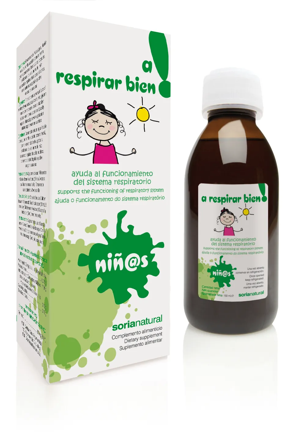 Sciroppo per bambini Soria per respirare bene 150 ml