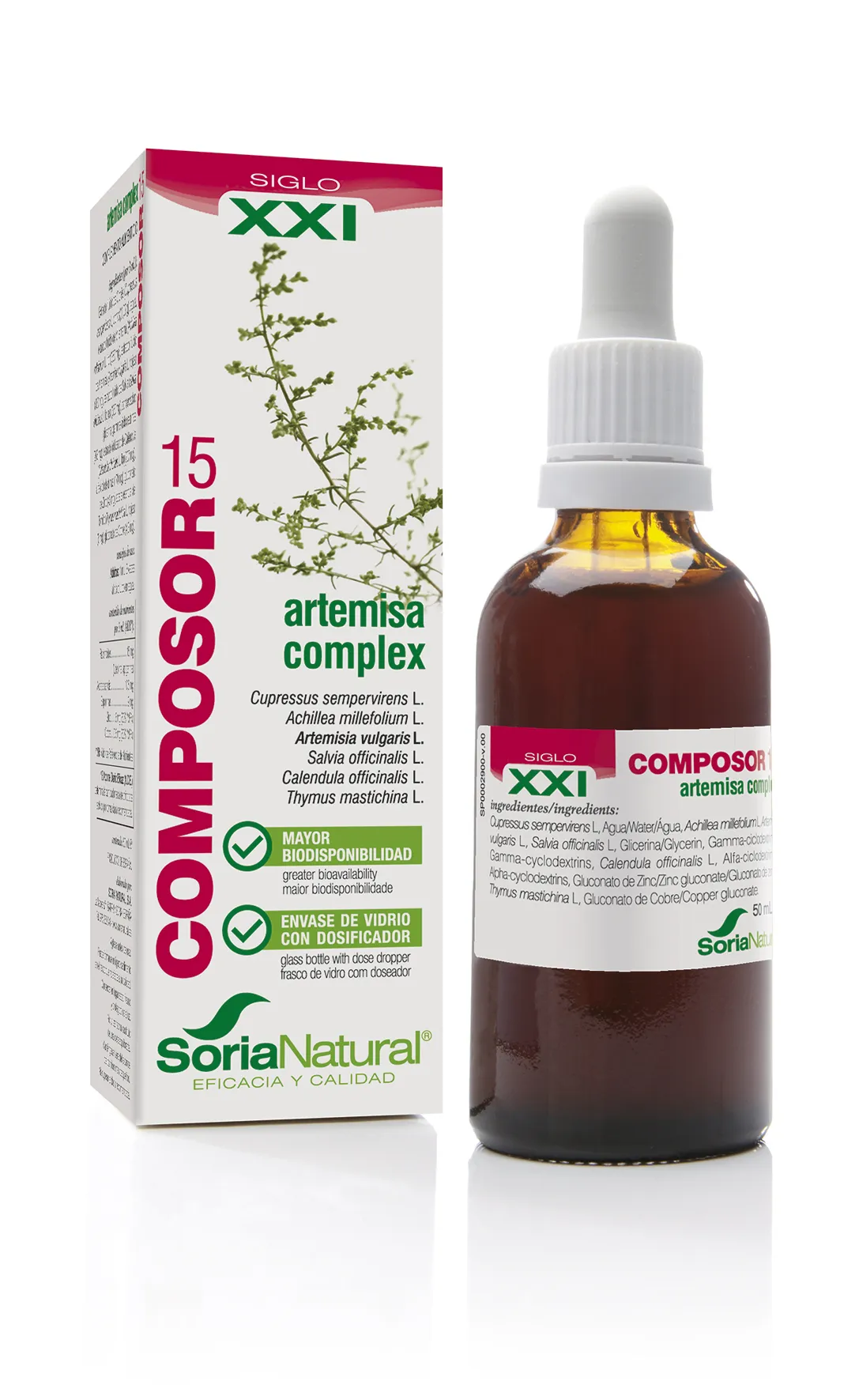 Soria Composor 15 Artemisa Complex S XXI 50 ml
