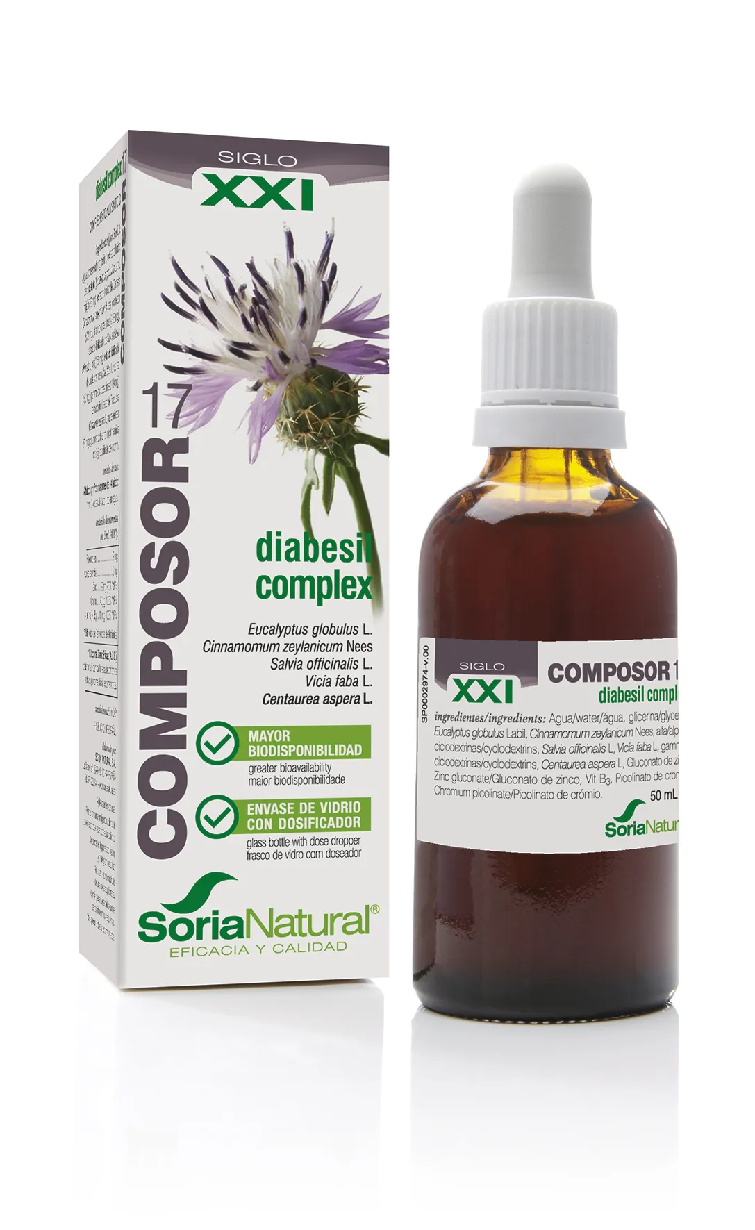 Soria Composor 17 Diabesil Complex 21st Century 50 ml
