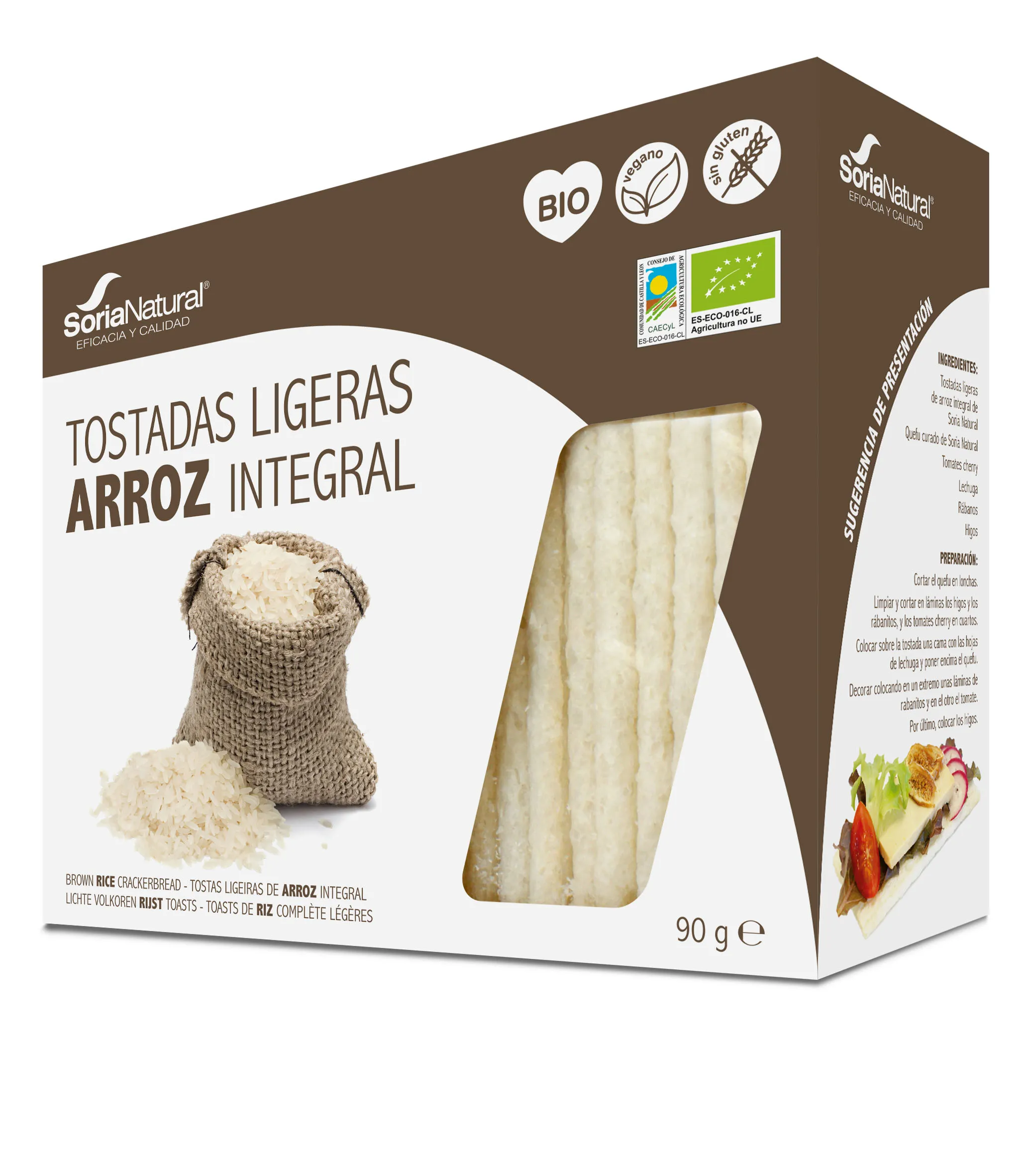 Toast di riso biologico Alecosor 90 grammi