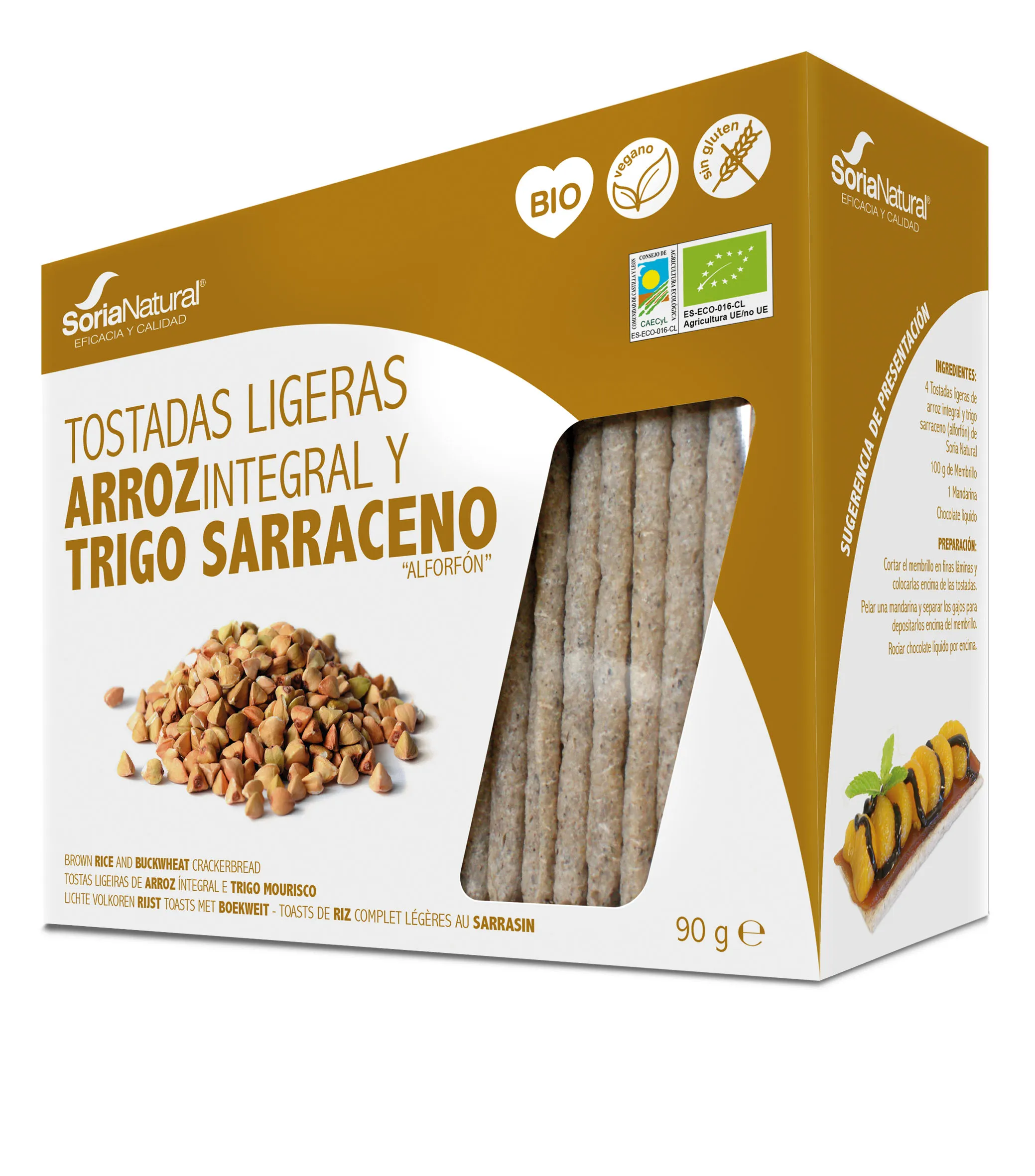 Toast di riso e grano saraceno Alecosor Bio