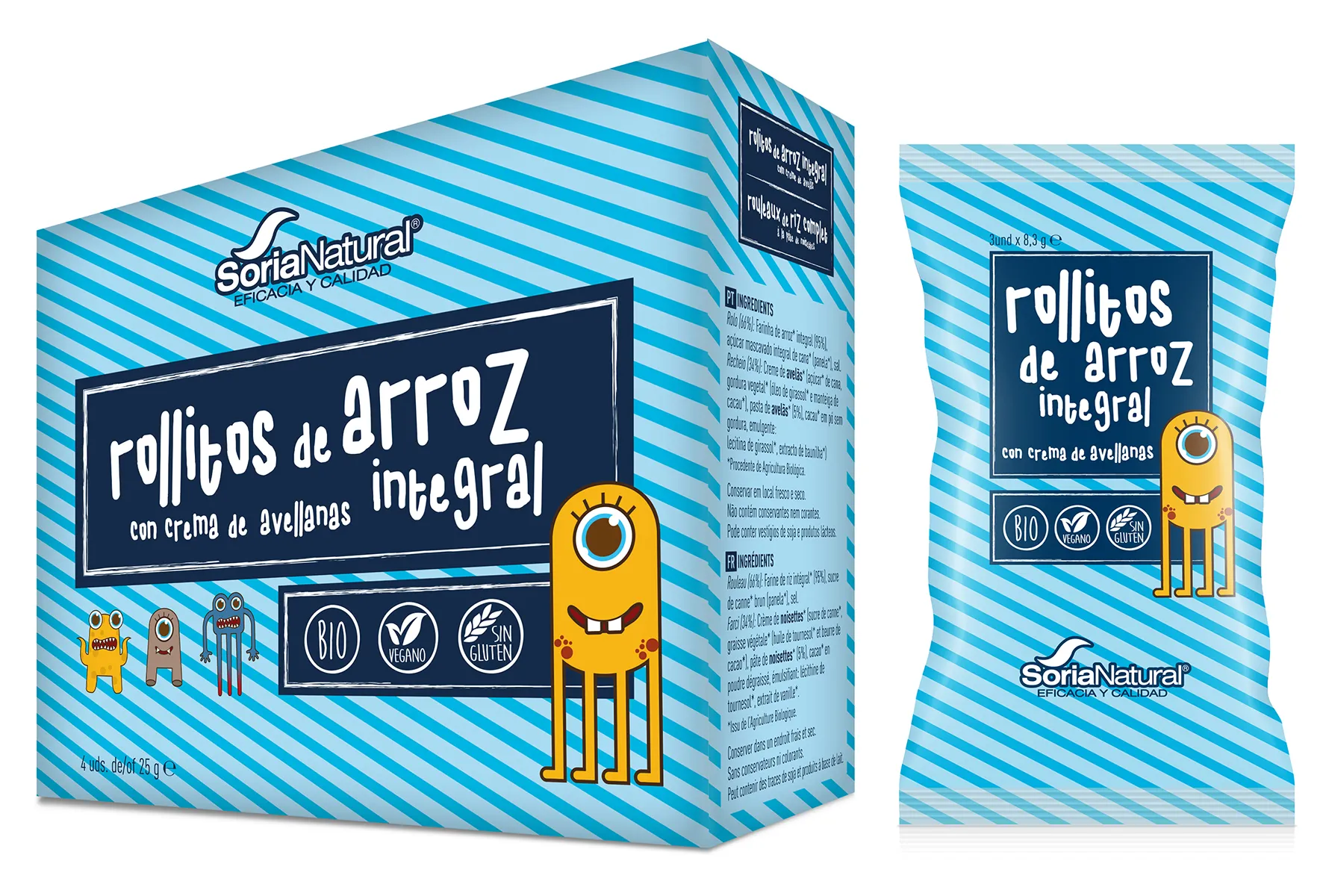 Alecor Rice Rolls Confezione da 4 unità