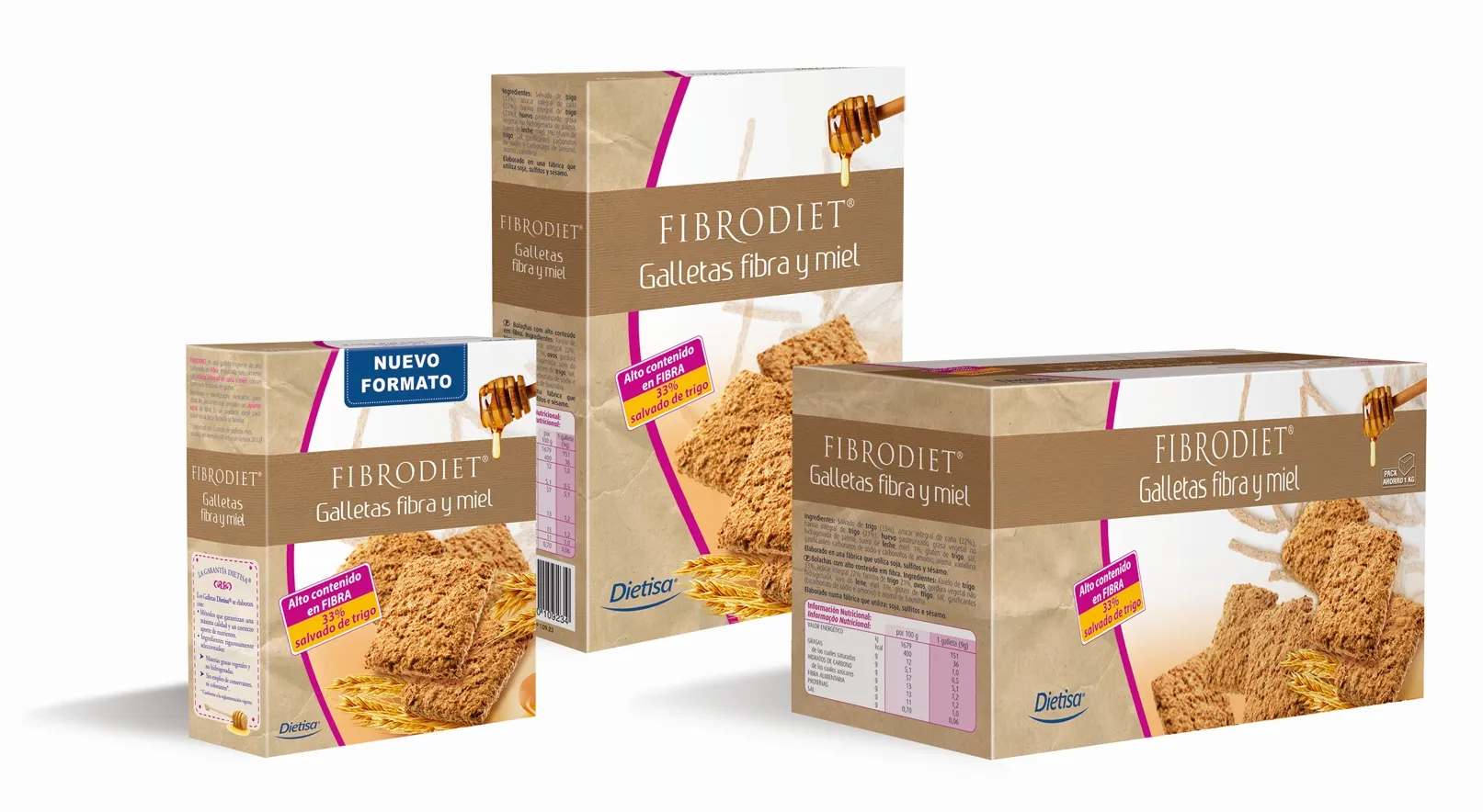 Biscotti Dietisa Fibrodiet 400 Grammi