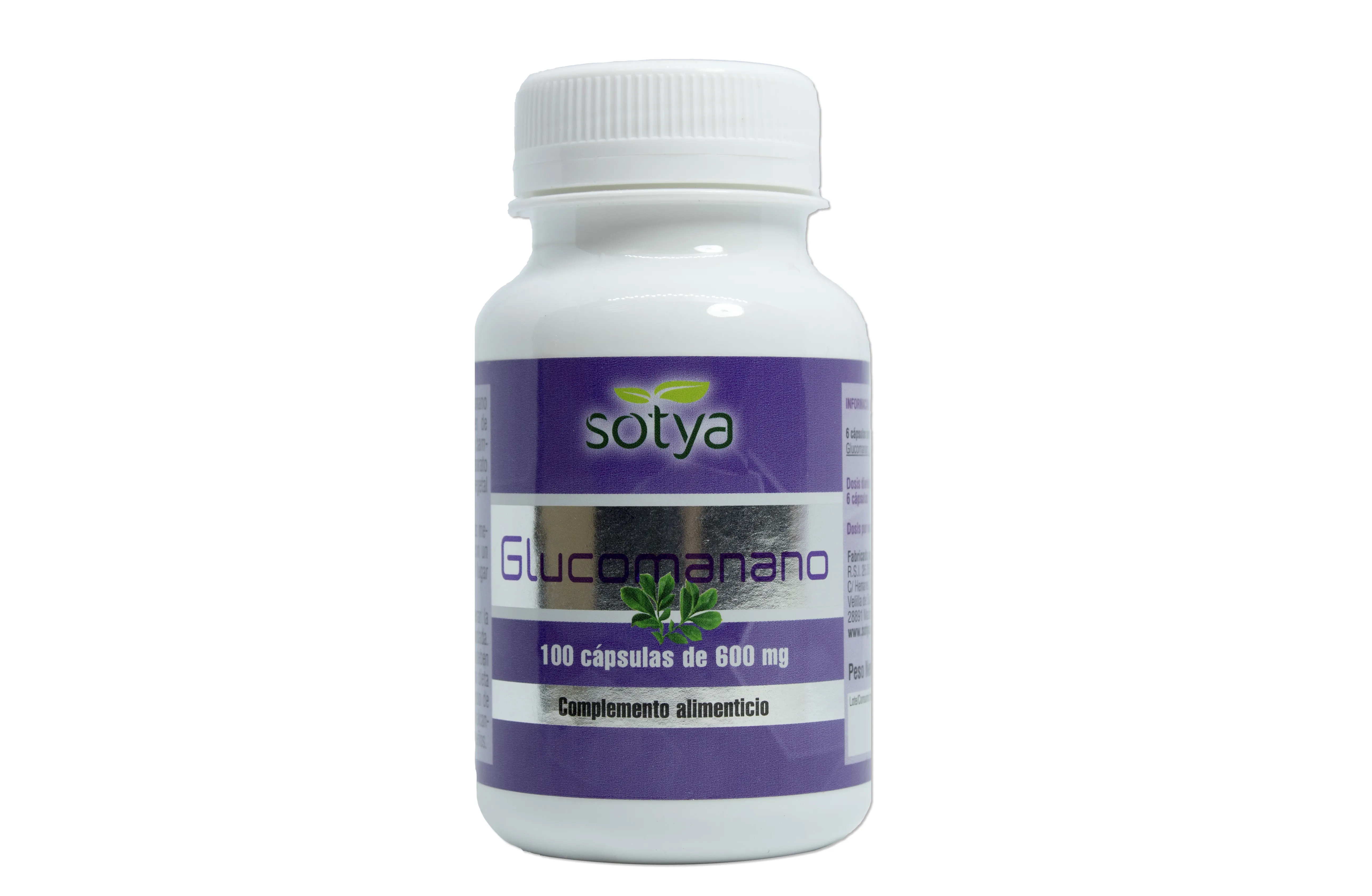 Sotya Glucomannano 600 Mg 100 Vcaps