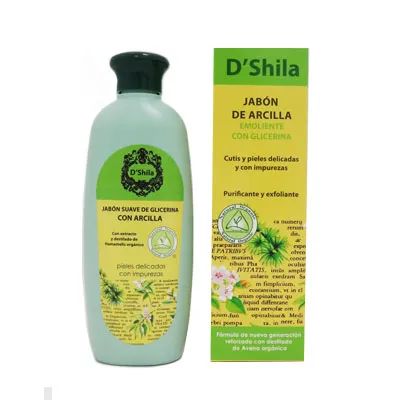 Sapone all’argilla purificante Shila 250 ml
