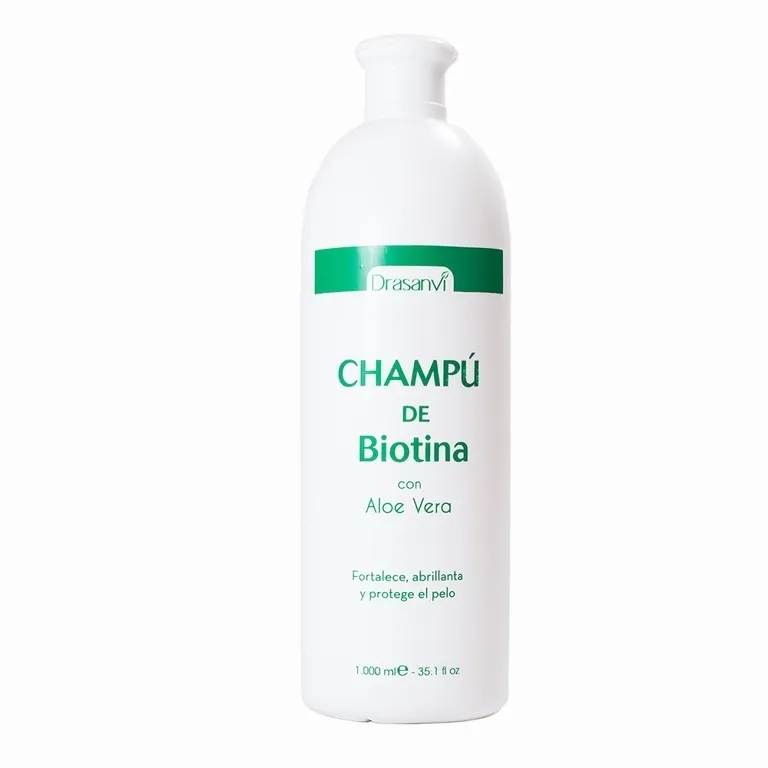 Shampoo per capelli Drasanvi Biotina e Aloe Vera 1l