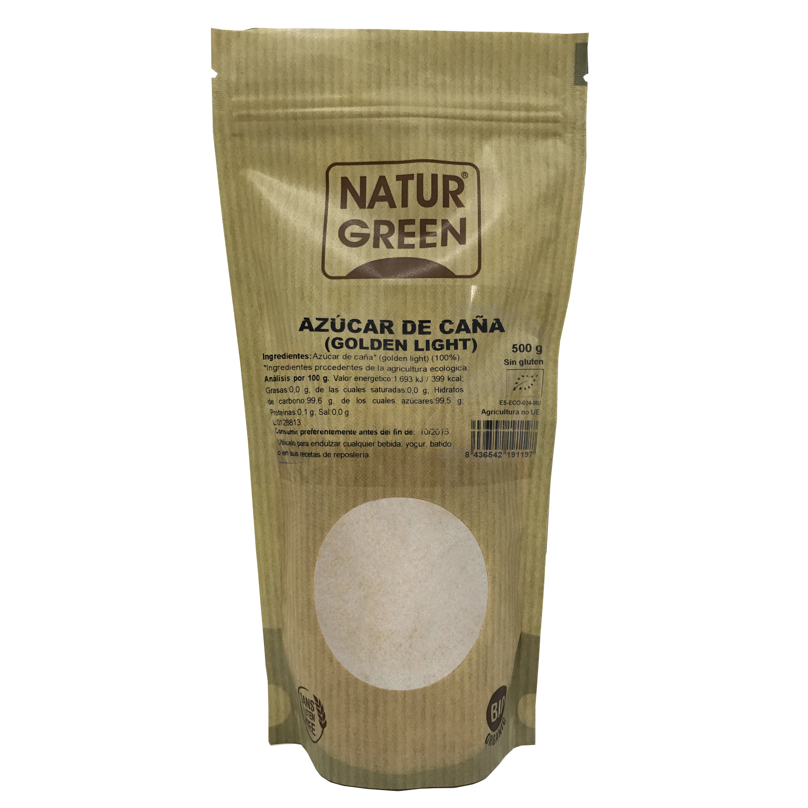 Zucchero di canna biologico Naturgreen 500 g