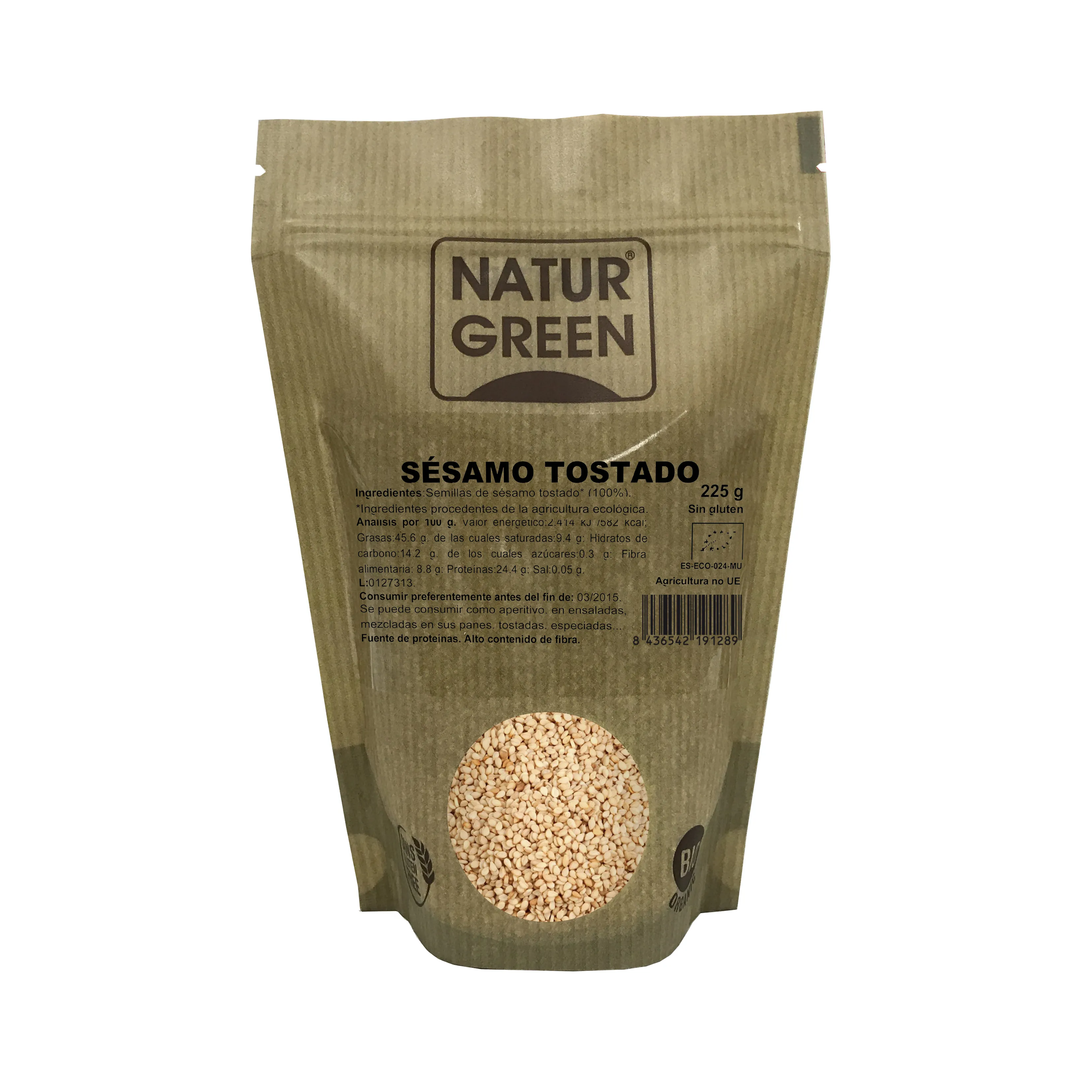 Naturgreen Sesamo Tostato Bio 225g