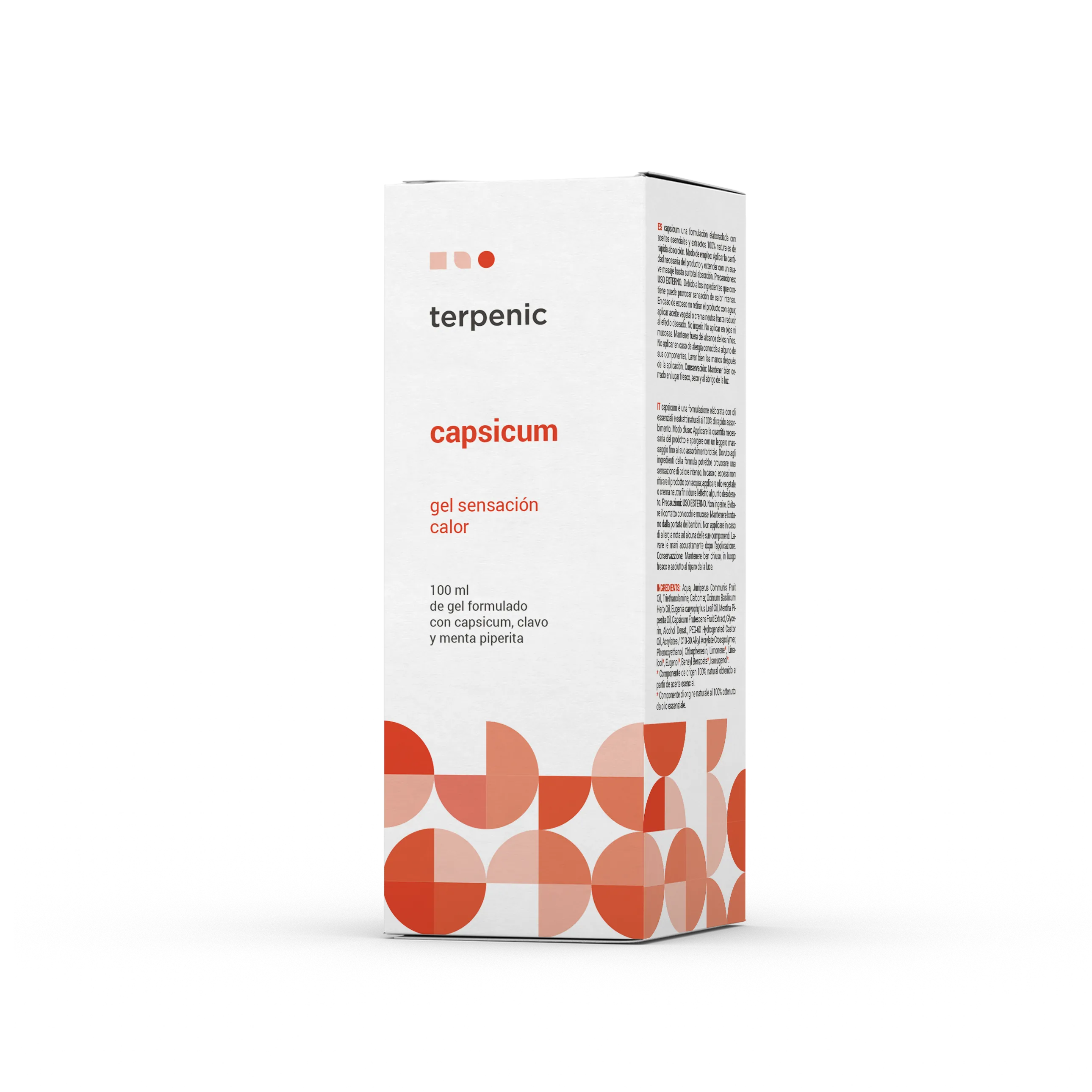 Gel al terpene di capsico 100 ml