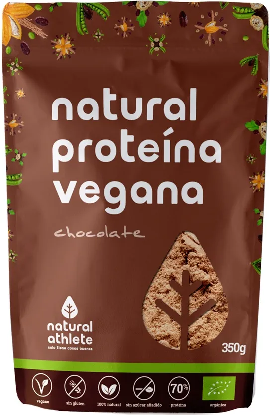 Natural Athlete Proteina Vegan Chocolate Bio 350g