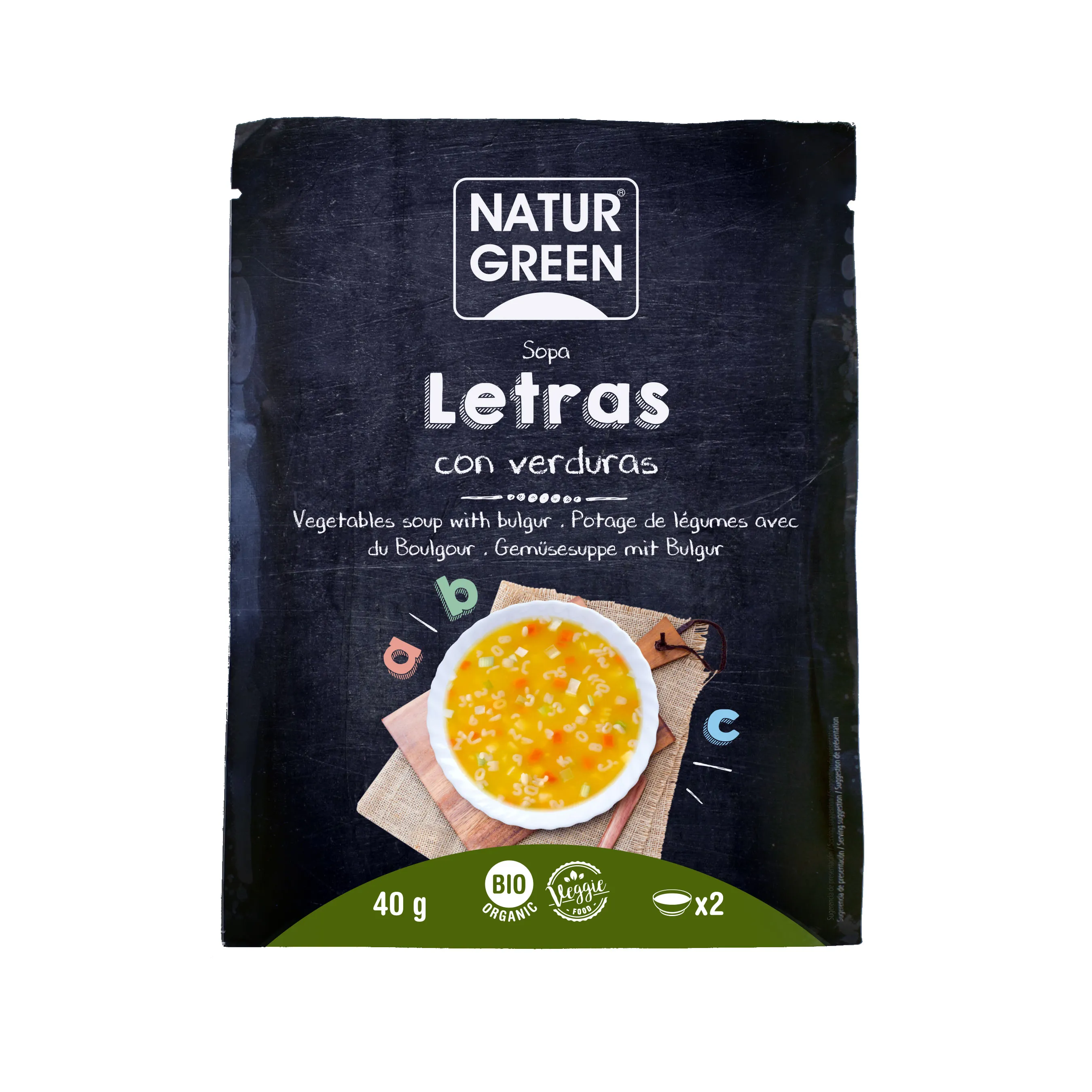 Zuppa di lettere vegetali Naturgreen 40 g