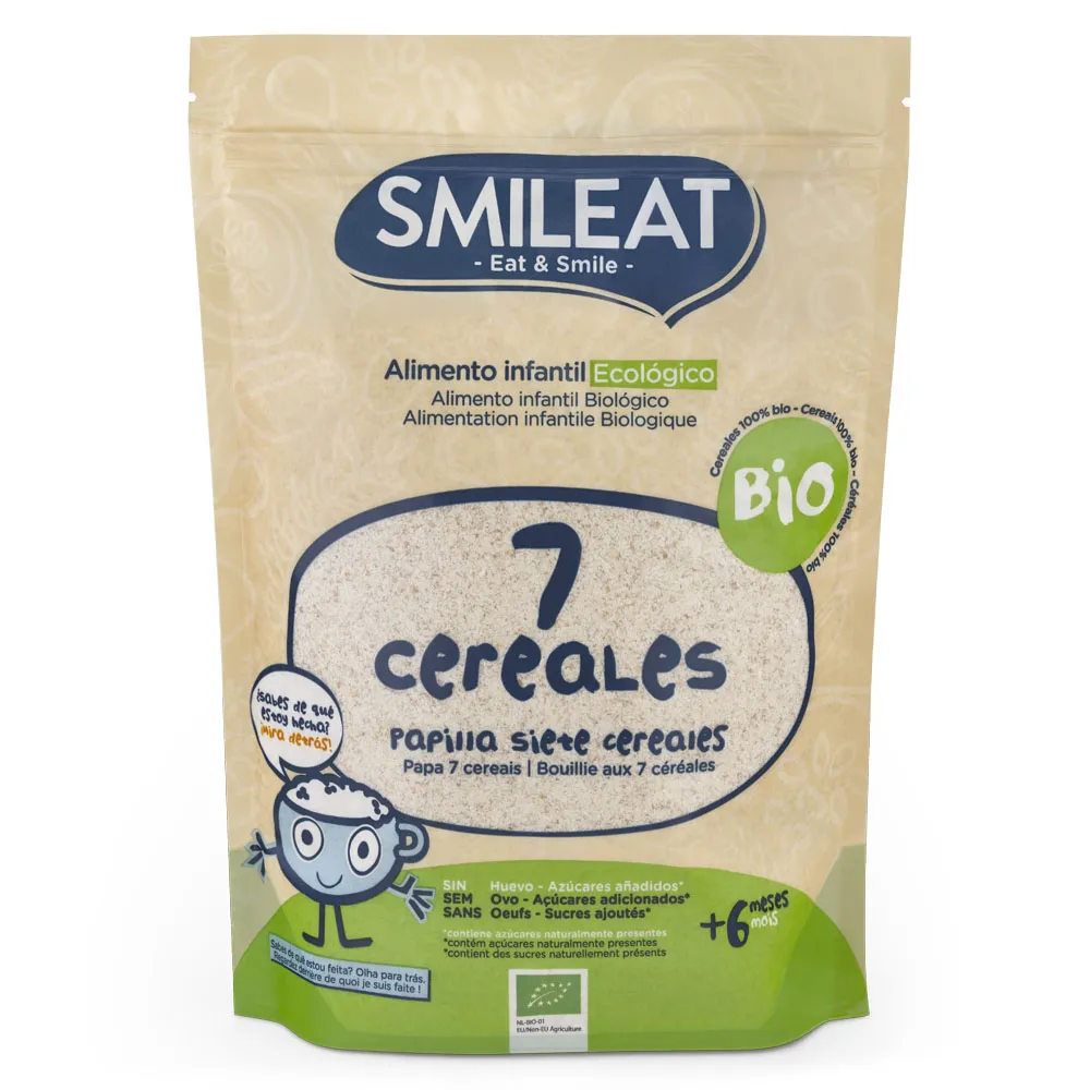 Cereali per bambini biologici Smileat 7 cereali 200 g