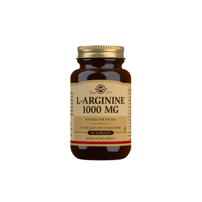 Compresse di L-Arginina Solgar da 1000 mg – Confezione da 90