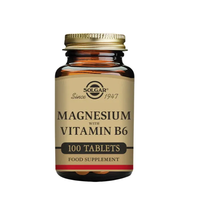 Solgar Magnesio con vitamina B6 – Confezione da 100