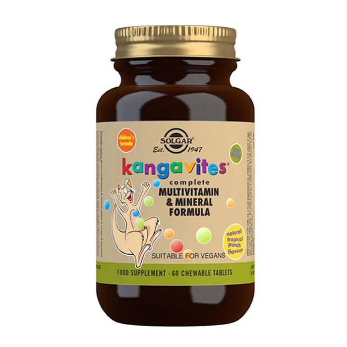 Solgar Kangavites Multivitaminico Tropicale 60 Compresse