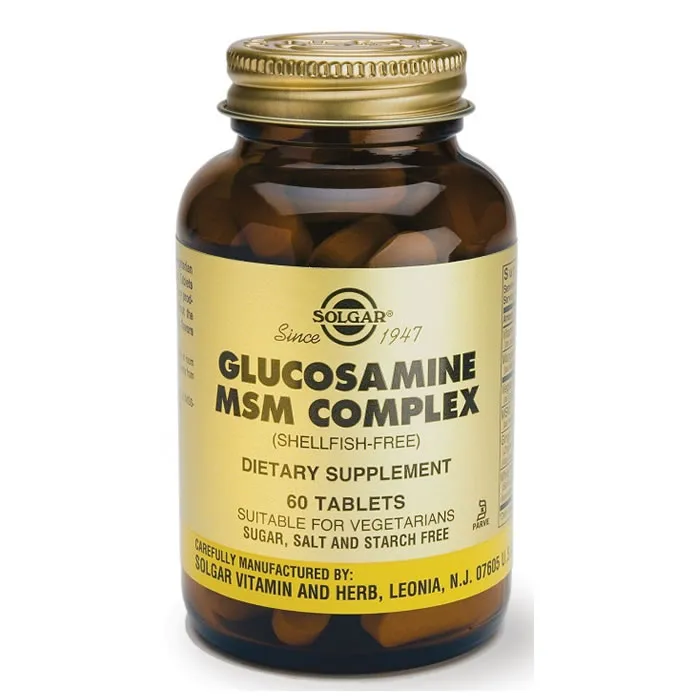 Solgar Glucosamina MSM Complex 60 Compresse