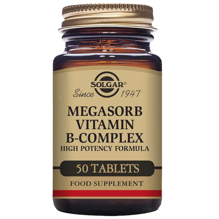 Solgar Megasorb Complesso di Vitamina B 50 Compresse