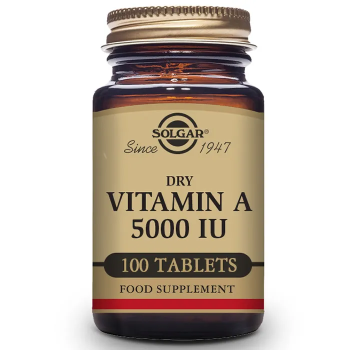 Solgar Vitamina A essiccata 5000 UI 100 compresse