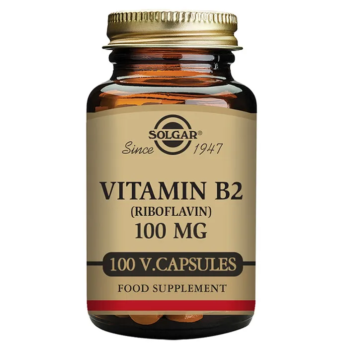 Solgar Vitamina B2 Riboflavina 100 mg 100 Capsule