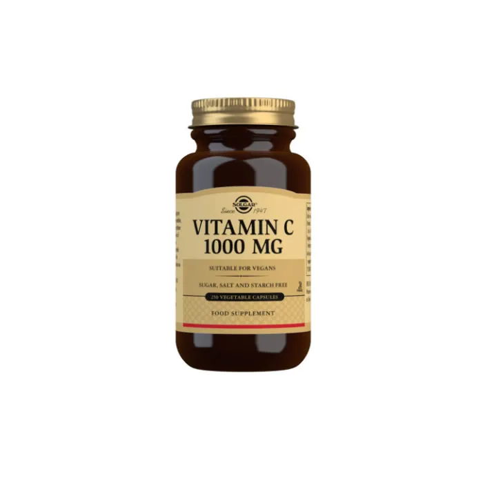 Capsule vegetali Solgar Vitamina C 1000 mg – Confezione da 250
