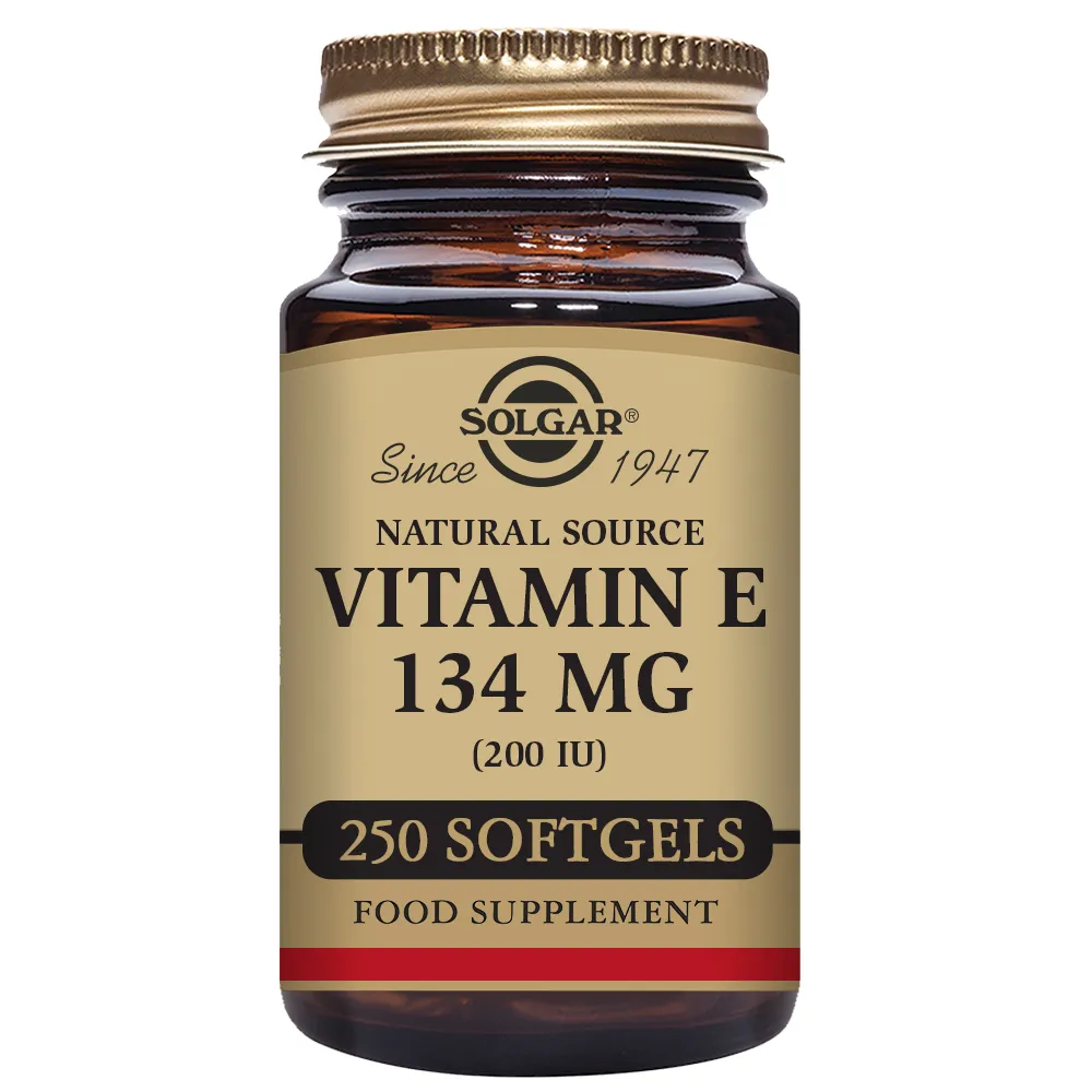 Solgar Vitamina E 134 mg 200 UI 250 capsule molli