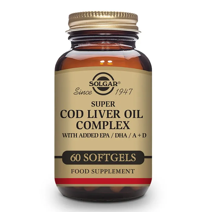 Solgar Super Cod Liver Oil Complex 60 capsule molli