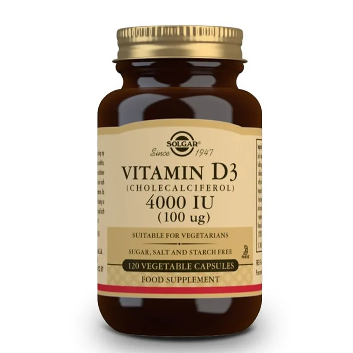 Solgar Vitamina D3 4000 UI (100 mcg) 120 capsule
