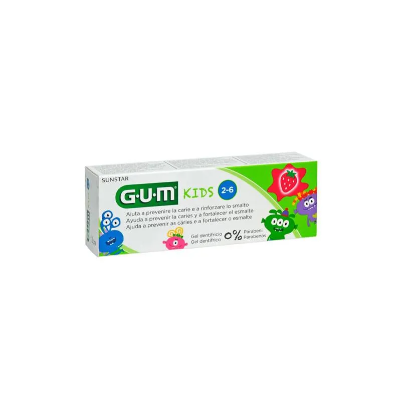 Dentifricio Gum® Kids alla fragola 50 ml