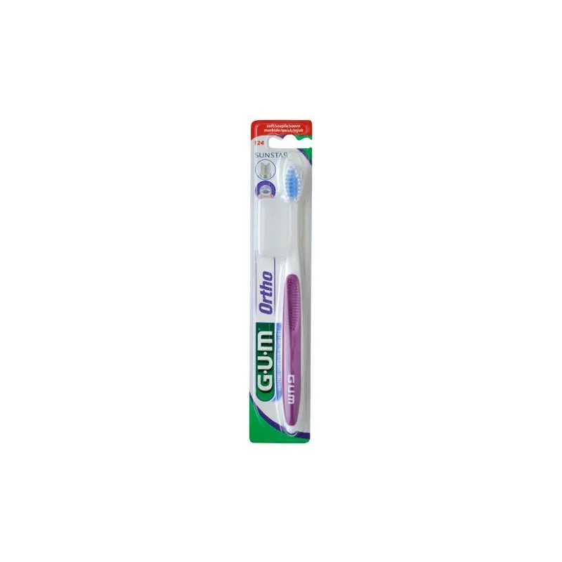 Spazzolino ortodontico per adulti Gum 124 1 U