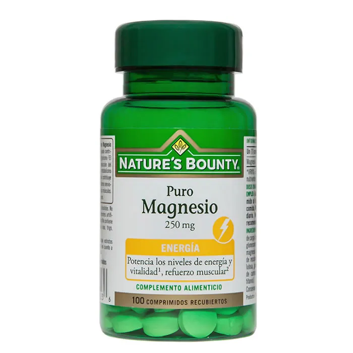Nature’s Bounty Magnesio 250 mg 100 compresse