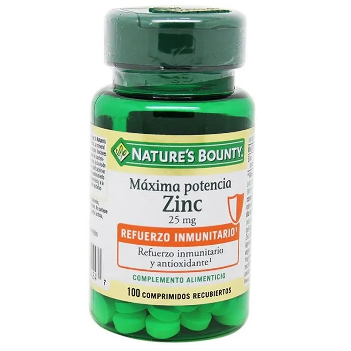 Nature’s Bounty Zinco Massima Forza 25 mg 100 Compresse