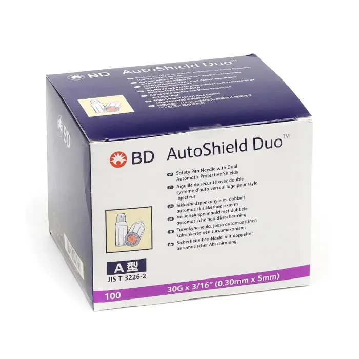 Penna per insulina Bd AutoShield Duo 0,3 X 5 100 pezzi