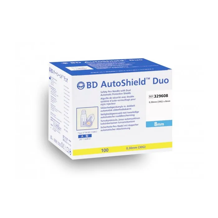 Ago per penna per insulina Bd 0,30X8 100U