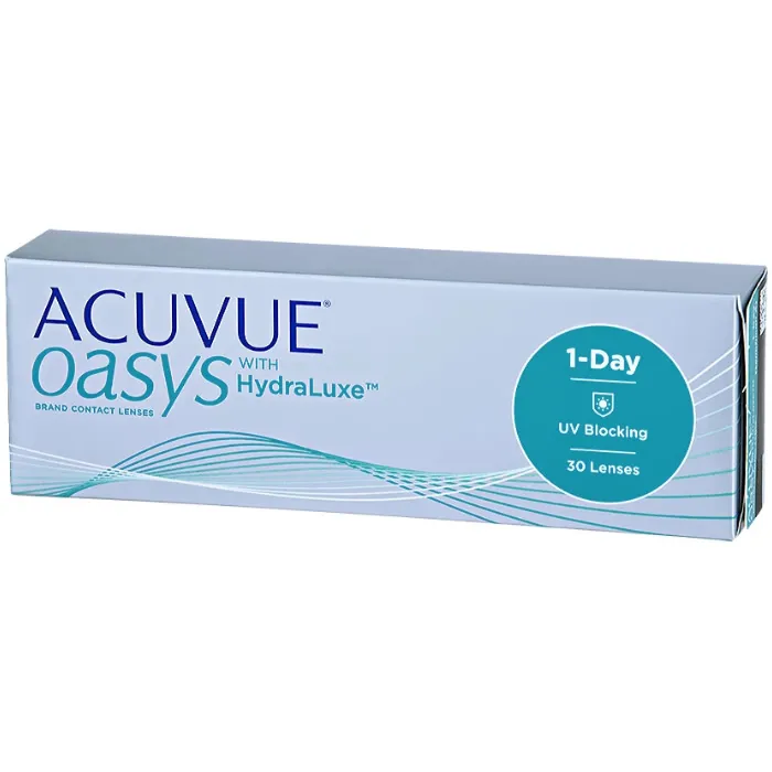 Lenti a contatto Acuvue Oasys Hydraluxe sostituzione giornaliera -5,75 BC/8,5 30 unità