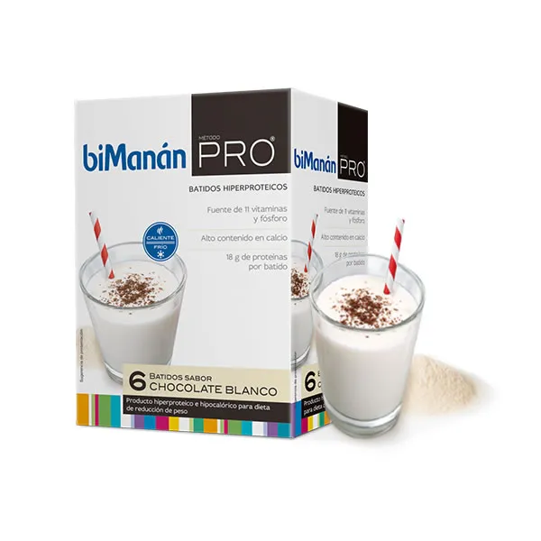 Bimanán Pro 6 Milkshake al gusto di cioccolato bianco 150 g