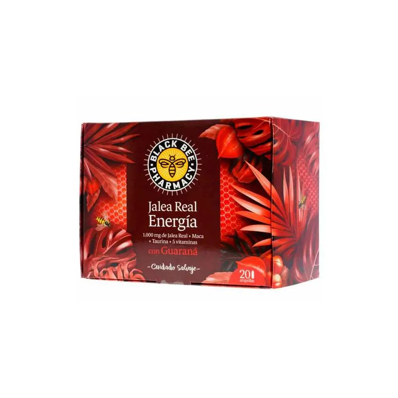 Fiale energetiche alla pappa reale Black Bee 20