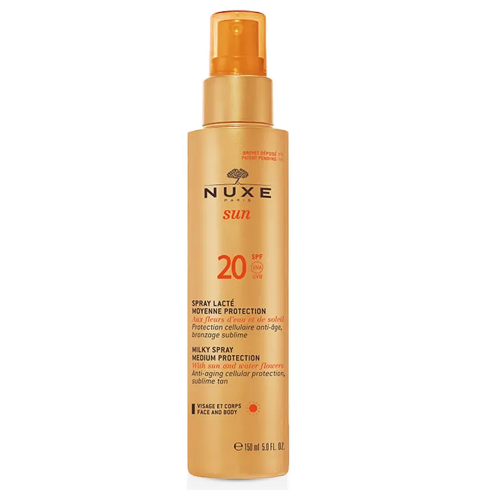 Nuxe Sun Spf 20 Spray Latteo Viso e Corpo 150ml